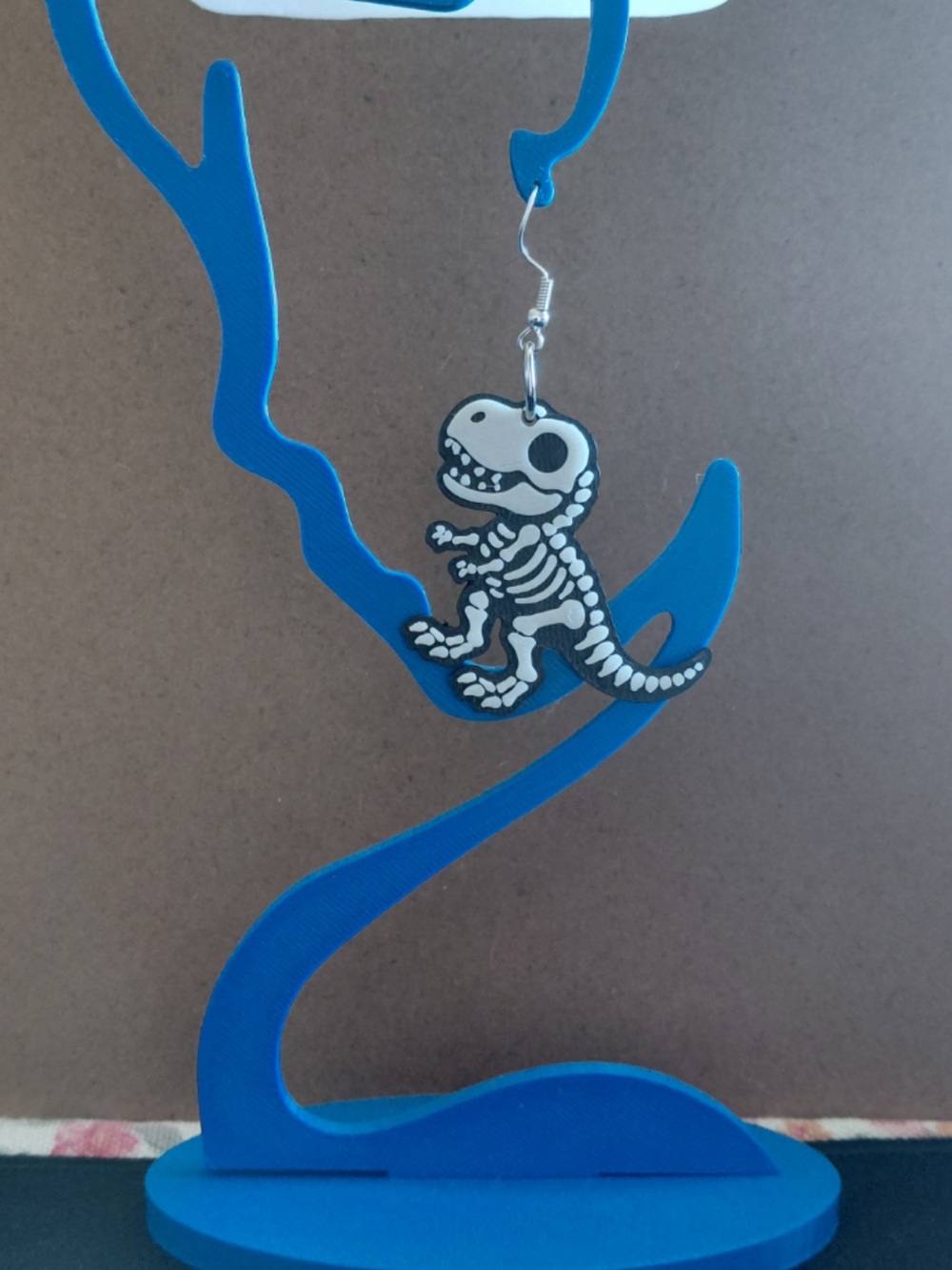 Halloween Dinosaur Skeleton Earrings